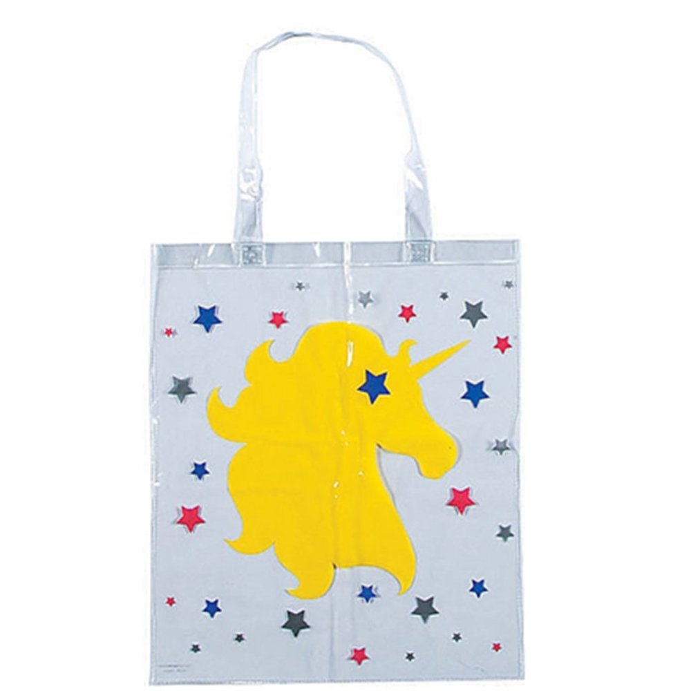 Clear Unicorn Tote Bag
